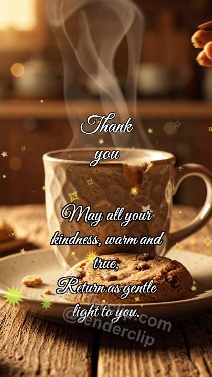 Thank you: Cookie Thanks Cup