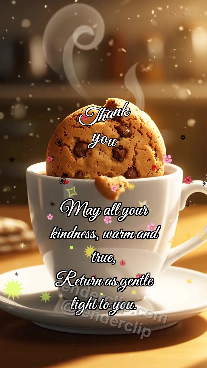 Thank you: Cookie Thanks Cup