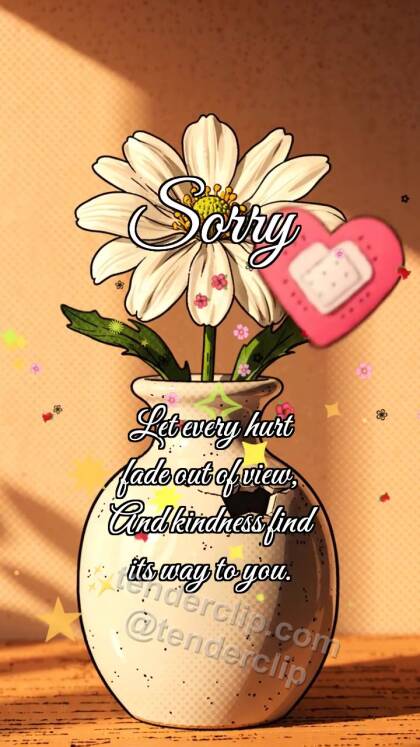 Sorry: Bandage for Vase