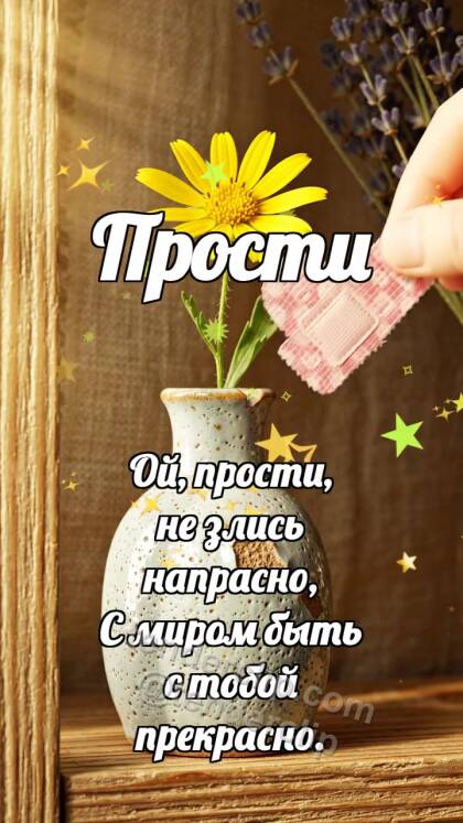 Прости: Пластырь для вазочки