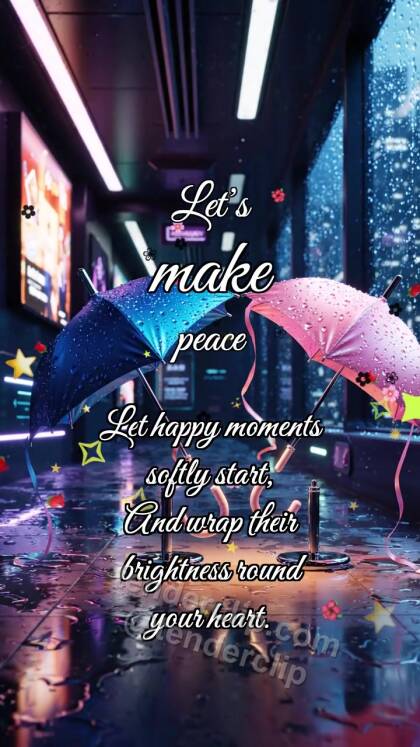 Let’s make peace: Two Umbrellas Reconcile