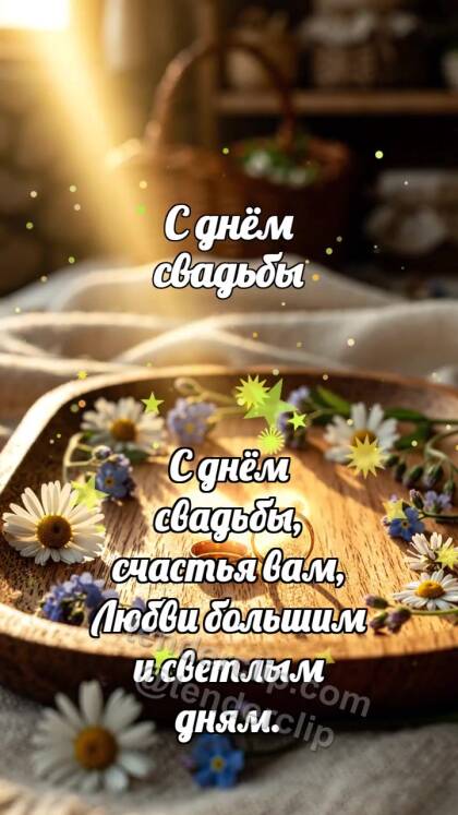 С днём свадьбы: Кольца ловят рассвет