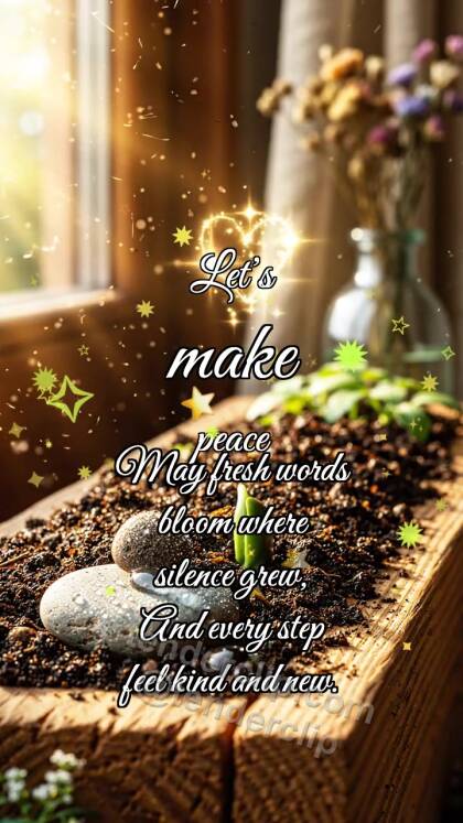 Let’s make peace: Seed Opens Path