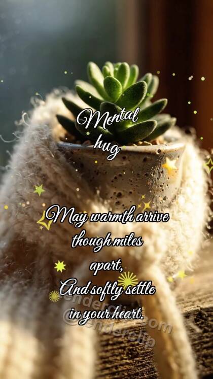 Mental hug: Scarf Hugs Pot