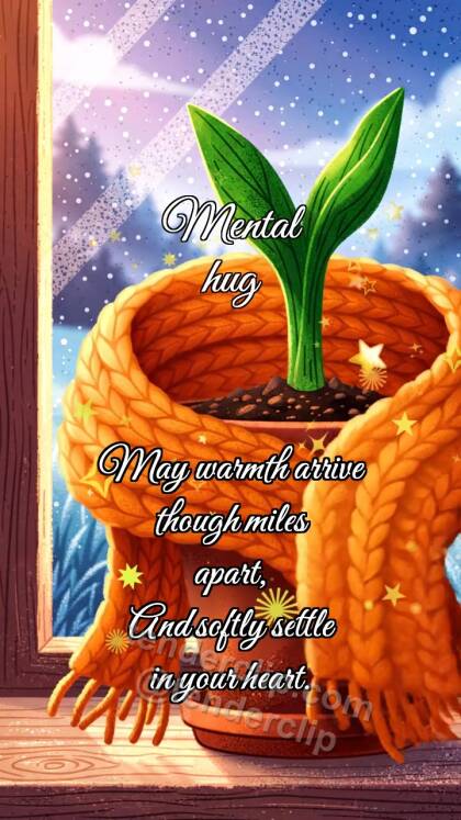 Mental hug: Scarf Hugs Pot