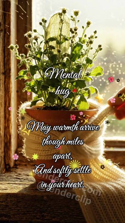 Mental hug: Scarf Hugs Pot