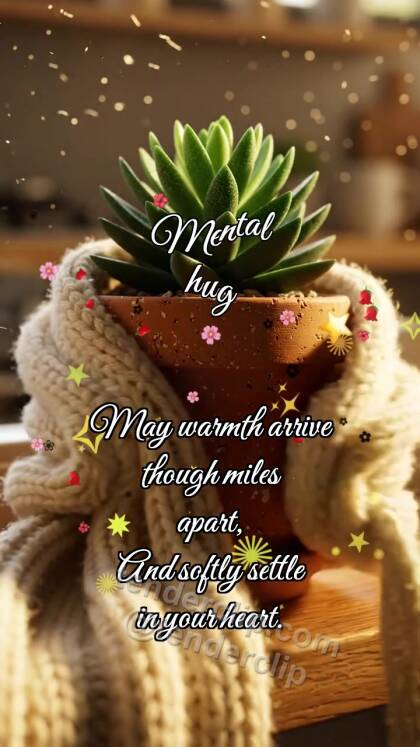 Mental hug: Scarf Hugs Pot