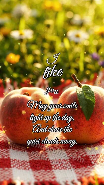 I like you: Peach Rolls Closer