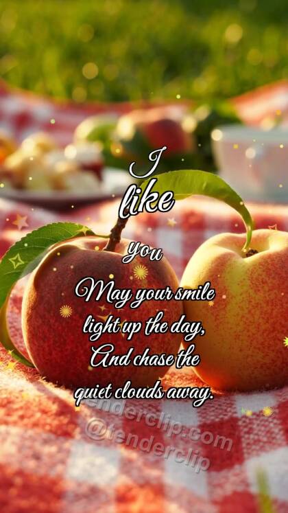 I like you: Peach Rolls Closer