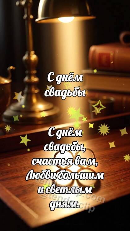 С днём свадьбы: Кольца ловят рассвет