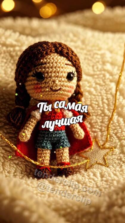Ты самая лучшая: золотая нить вышивает звезду