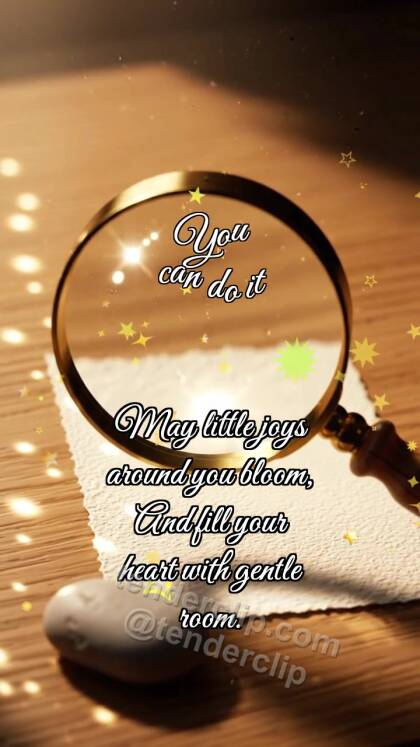 You can do it: Magnifier Gathers Light