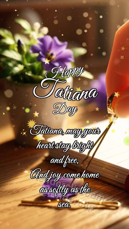 Happy Tatiana Day: Hairpin Holds Violet
