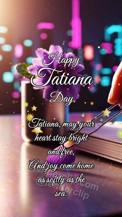Happy Tatiana Day: Hairpin Holds Violet