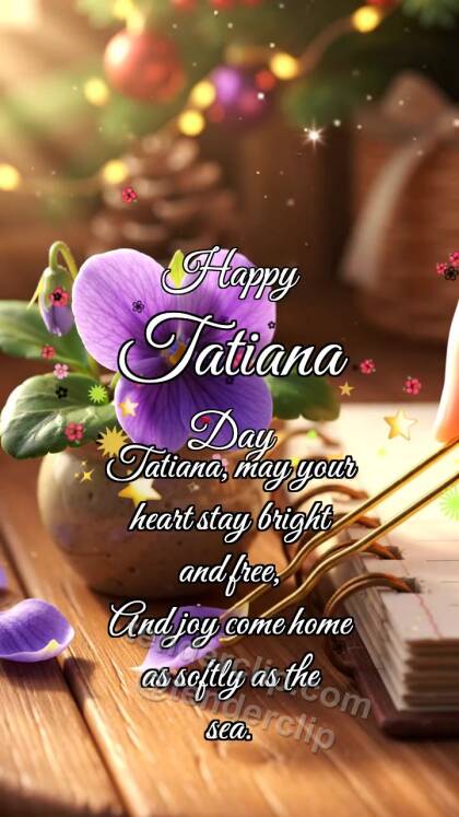 Happy Tatiana Day: Hairpin Holds Violet