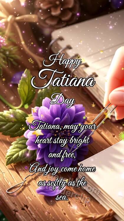 Happy Tatiana Day: Hairpin Holds Violet