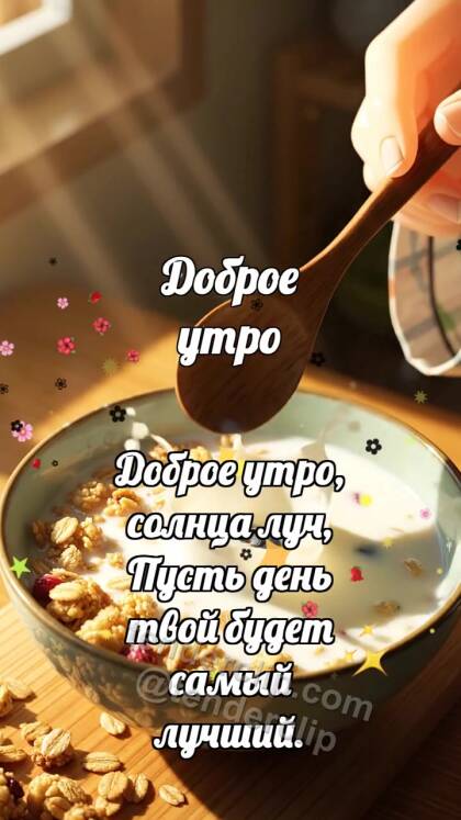 Доброе утро: Гранола встречает ягоду