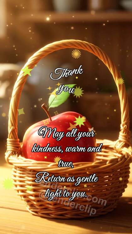 Thank you: Basket Accepts Apple
