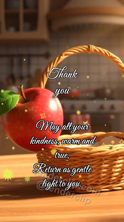 Thank you: Basket Accepts Apple