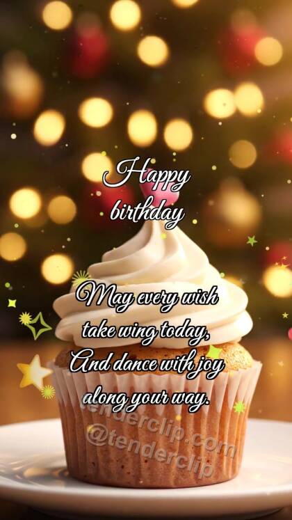 Happy birthday: Cupcake Catches Sprinkle