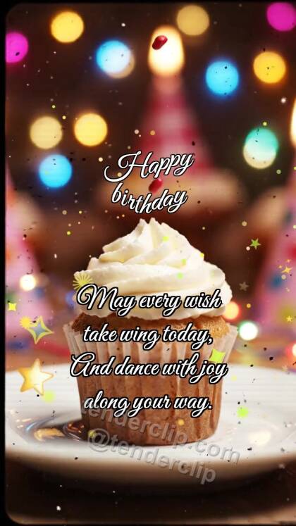 Happy birthday: Cupcake Catches Sprinkle
