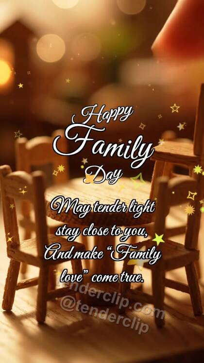 Happy Family Day: Chairs Form Circle