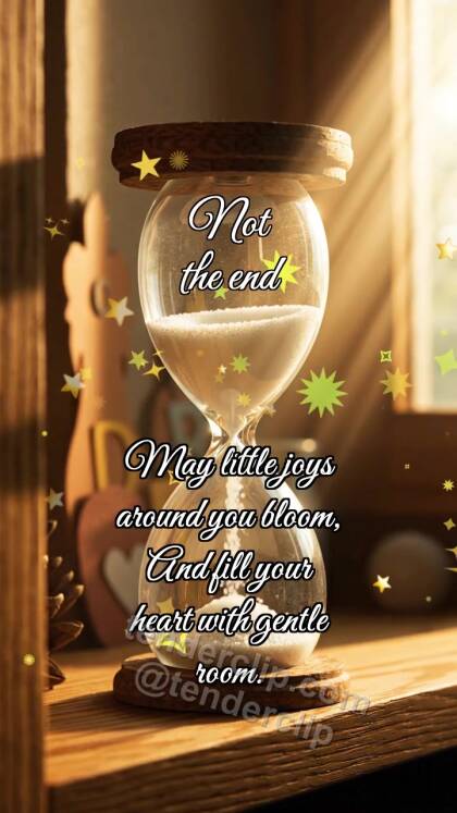 Not the end: Hourglass Draws Heart