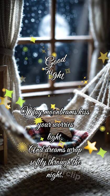 Good night: Hammock Rocks Star