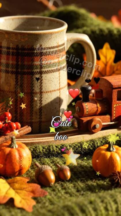 Cute boo: toy train delivers a gift
