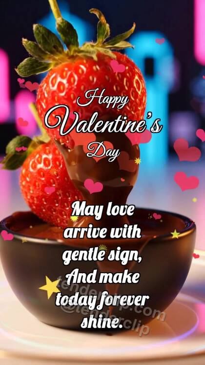 Happy Valentine’s Day: Strawberry Shares Chocolate