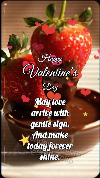 Happy Valentine’s Day: Strawberry Shares Chocolate