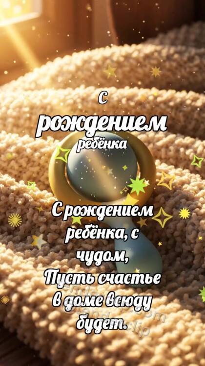 С рождением ребёнка: Погремушка прячет луч