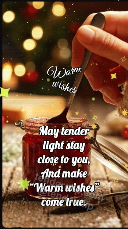 Warm wishes: Jam Glows Spoon