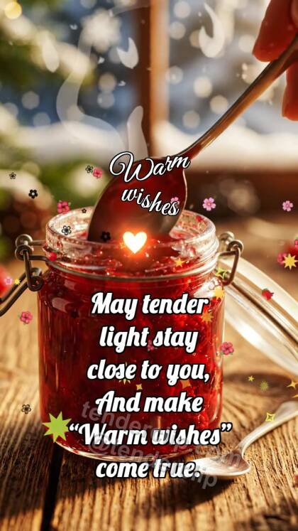 Warm wishes: Jam Glows Spoon