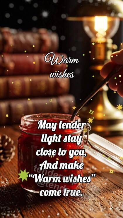 Warm wishes: Jam Glows Spoon