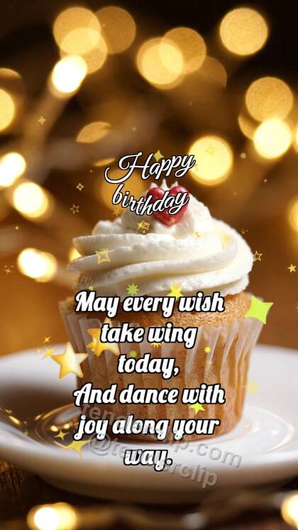 Happy birthday: Cupcake Catches Sprinkle