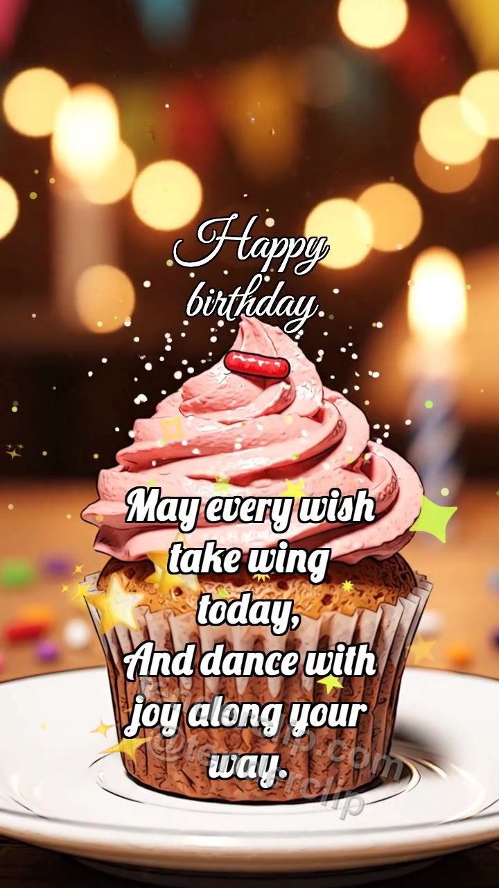 Happy birthday: Cupcake Catches Sprinkle