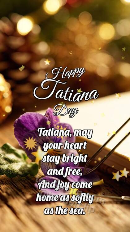 Happy Tatiana Day: Hairpin Holds Violet