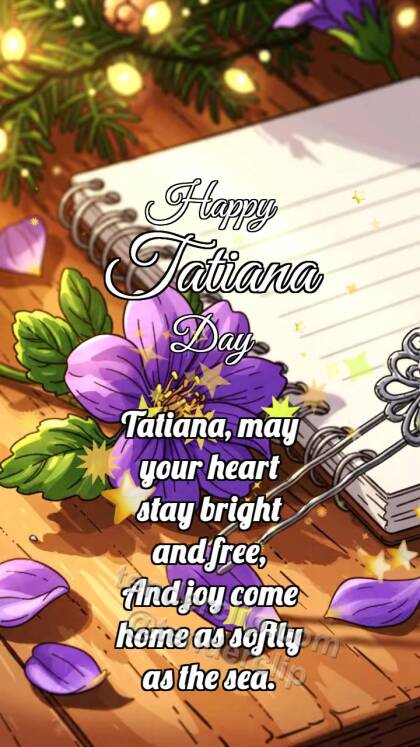 Happy Tatiana Day: Hairpin Holds Violet