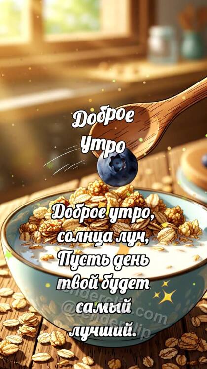 Доброе утро: Гранола встречает ягоду