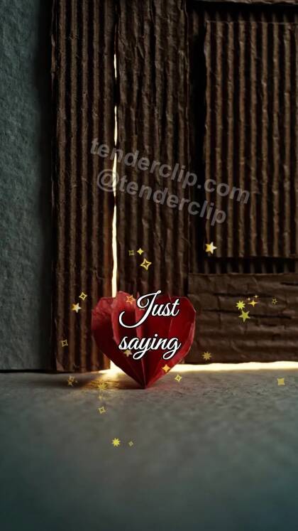 Just saying: heart under the door