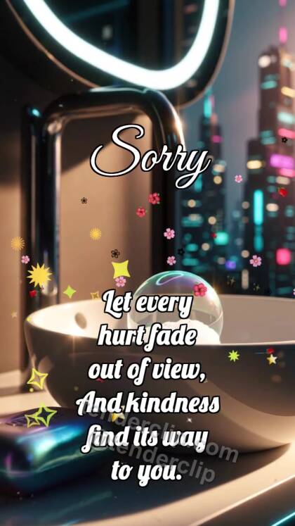 Sorry: Soap Clears Speck