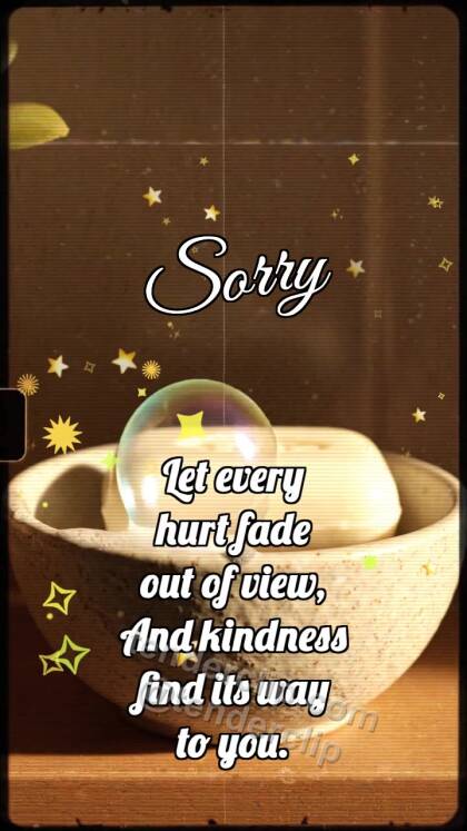 Sorry: Soap Clears Speck