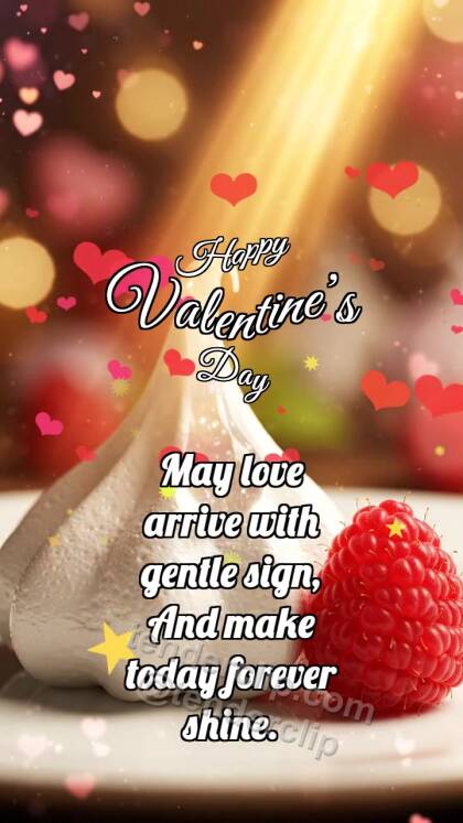 Happy Valentine’s Day: Meringue Melts Heart