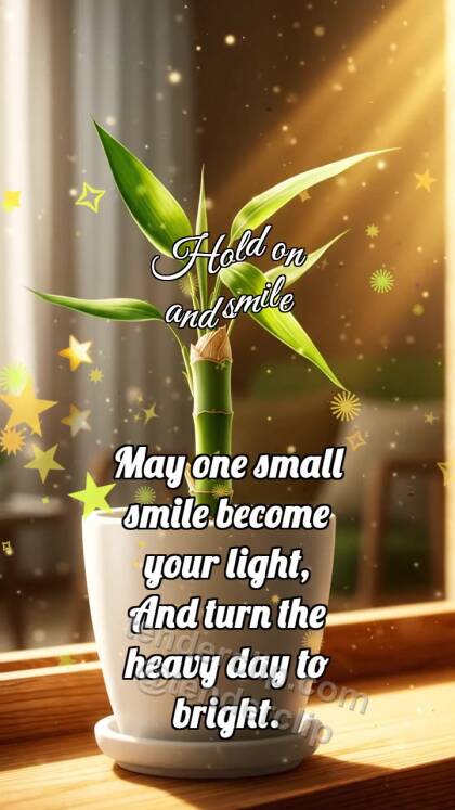 Hold on and smile: Bamboo Straightens Leaf