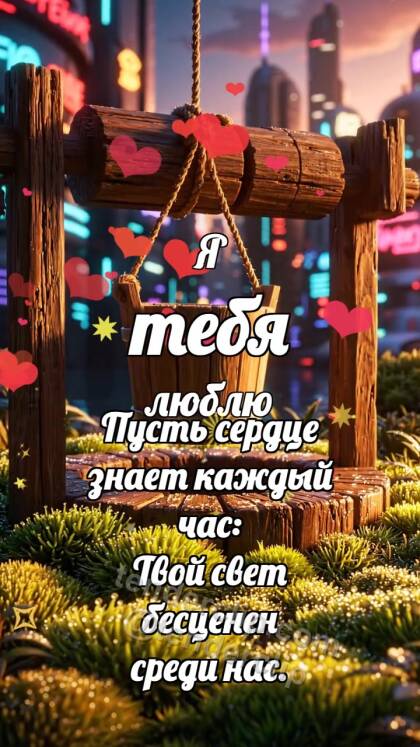 Я тебя люблю: Колодец бережёт ведёрко