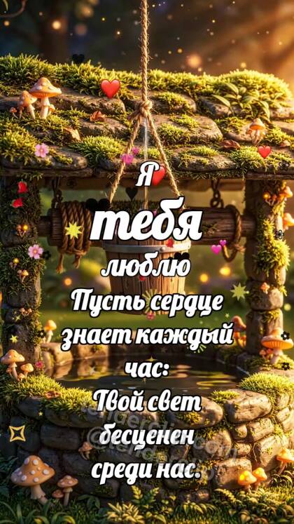 Я тебя люблю: Колодец бережёт ведёрко