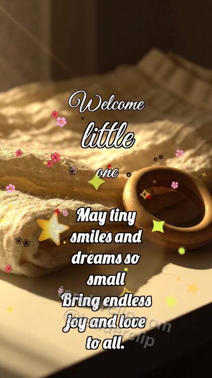 Welcome little one: Muslin Catches Ray