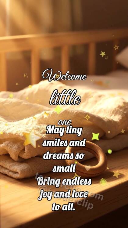 Welcome little one: Muslin Catches Ray