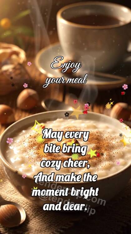 Enjoy your meal: Porridge Welcomes Nut